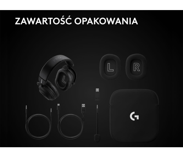 Logitech G PRO X3 Lightspeed czarny - 1598634 - zdjęcie 10
